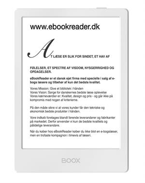 eBookReader Onyx BOOX Poke 4 Lite hvid forfra